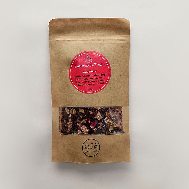 Immuni-Tea, Immune Support Tea, 50g/150g – Roselle, Elderberry | OJA ...